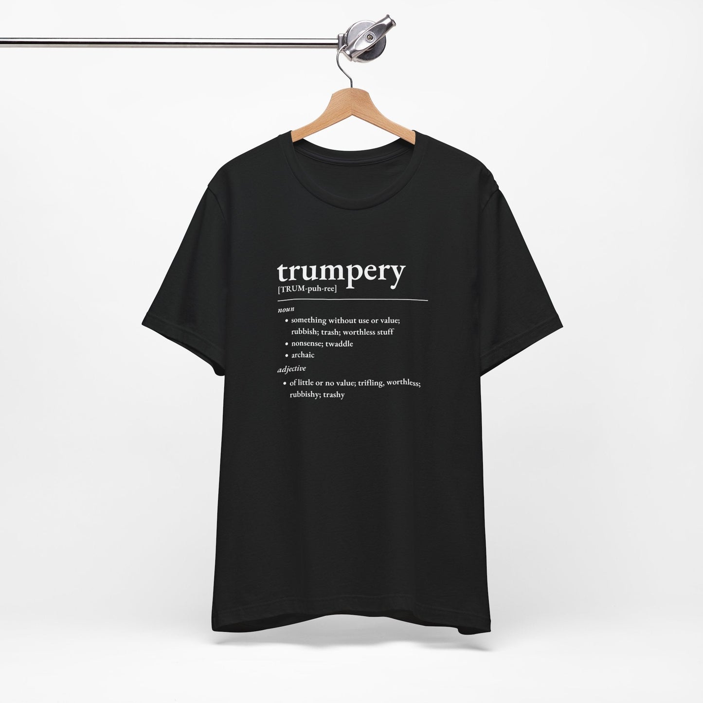 Nerd Word T-Shirt 'Trumpery' - Bella + Canvas 3001 - Nerdy by Nature