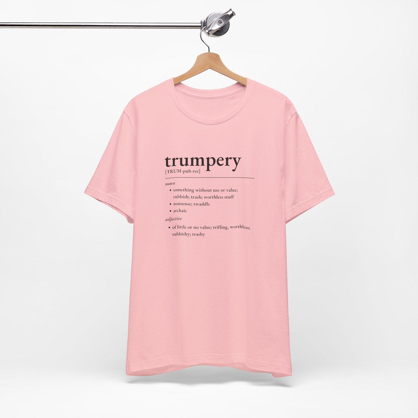 Nerd Word T-Shirt 'Trumpery' - Bella + Canvas 3001 - Nerdy by Nature