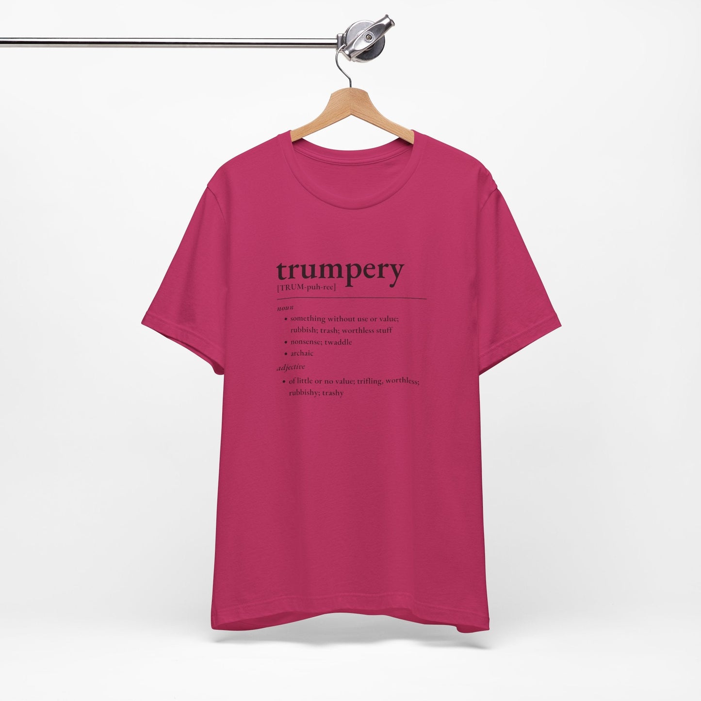 Nerd Word T-Shirt 'Trumpery' - Bella + Canvas 3001 - Nerdy by Nature