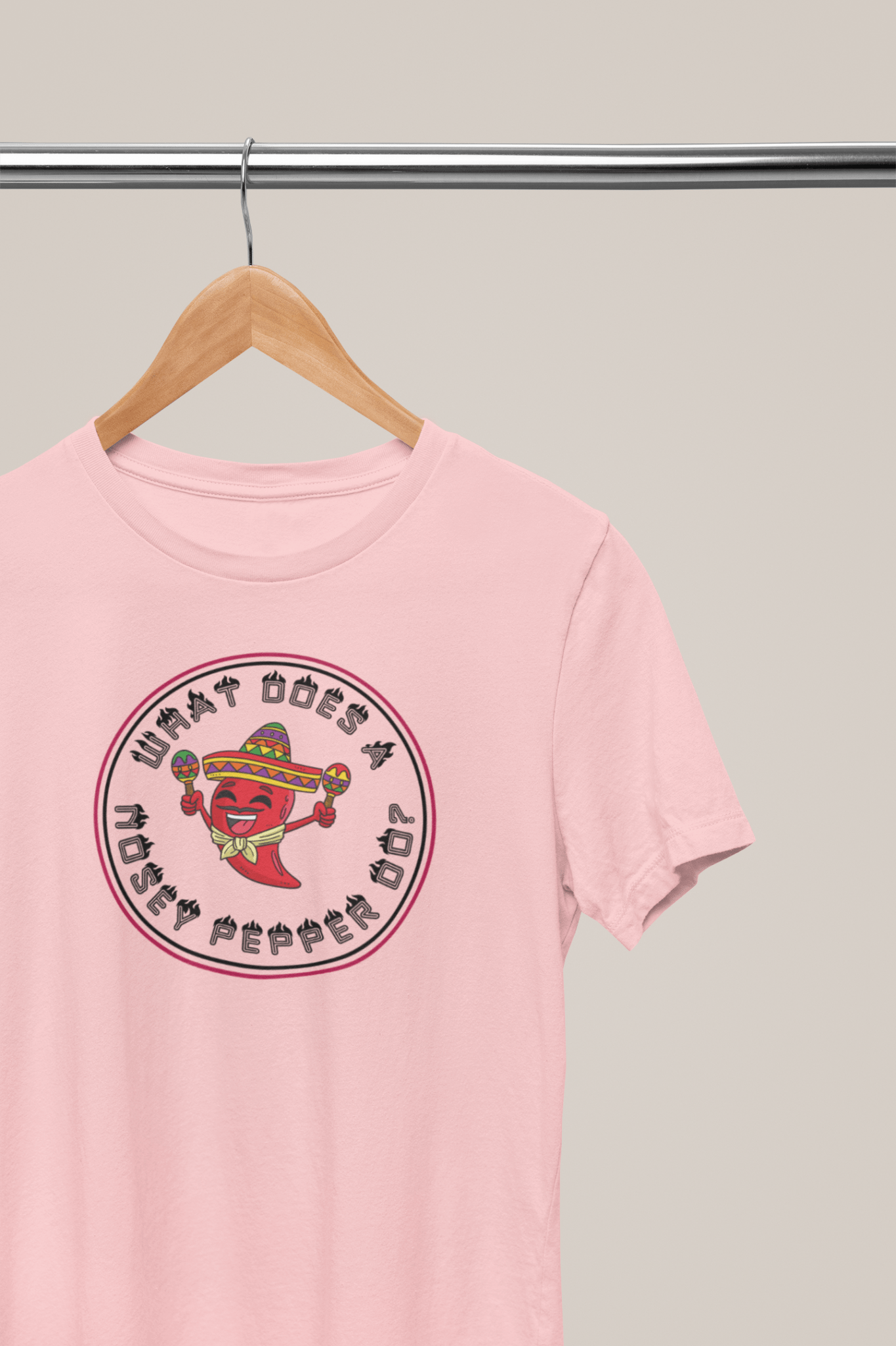 What Does a Nosey Pepper Do? - Funny Shirt - Dad Joke - Gift Shirt - Bella + Canvas 3001 Dad Joke Shirt - Nerdy by Nature