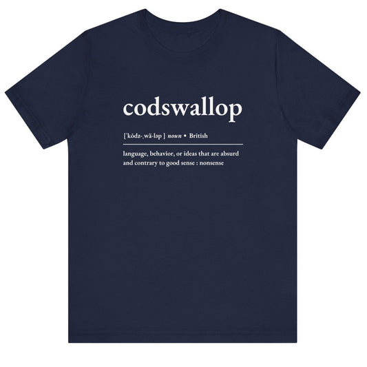 Nerd Word T - shirt | Codswallop | Unisex Bella + Canvas 3001 | Super Soft T - shirt - Nerdy by Nature