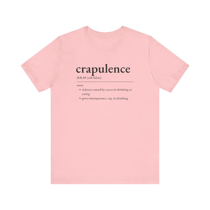 Nerd Word T - Shirt 'Crapulence' - Bella + Canvas 3001 - Nerdy by Nature