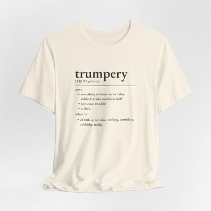 Nerd Word T-Shirt 'Trumpery' - Bella + Canvas 3001 - Nerdy by Nature