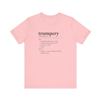 Nerd Word T-Shirt 'Trumpery' - Bella + Canvas 3001 - Nerdy by Nature