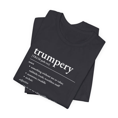 Nerd Word T-Shirt 'Trumpery' - Bella + Canvas 3001 - Nerdy by Nature