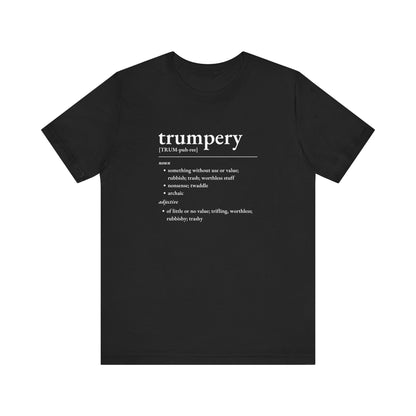 Nerd Word T-Shirt 'Trumpery' - Bella + Canvas 3001 - Nerdy by Nature