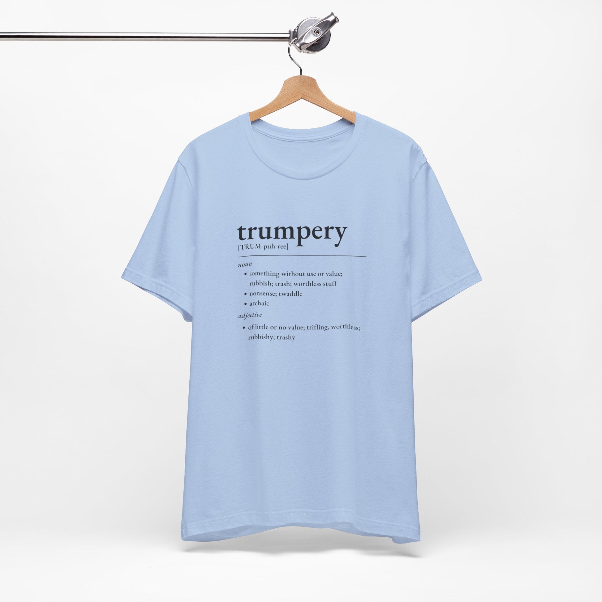 Nerd Word T-Shirt 'Trumpery' - Bella + Canvas 3001 - Nerdy by Nature