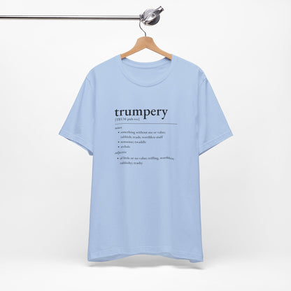 Nerd Word T-Shirt 'Trumpery' - Bella + Canvas 3001 - Nerdy by Nature