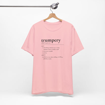 Nerd Word T-Shirt 'Trumpery' - Bella + Canvas 3001 - Nerdy by Nature