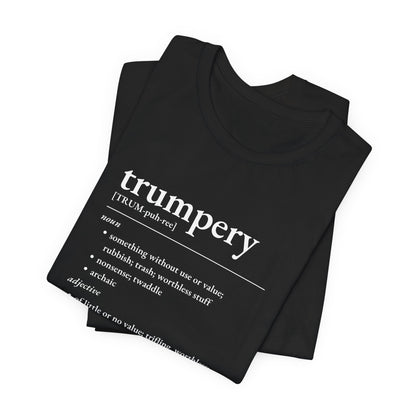 Nerd Word T-Shirt 'Trumpery' - Bella + Canvas 3001 - Nerdy by Nature