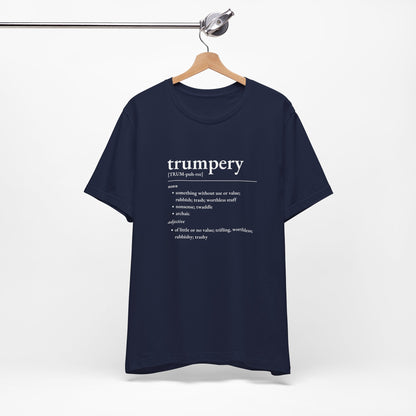 Nerd Word T-Shirt 'Trumpery' - Bella + Canvas 3001 - Nerdy by Nature